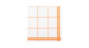 Serv. Air Soft 40x40cm 600u. Deco. Lyon Naranja
