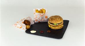 Bolsa Papel Antigrasa 12+6x12cm Deco. Memphis 2.000 uds (Fast Food)