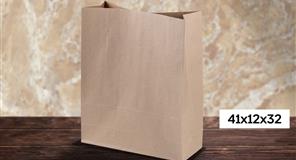 Bolsa Papel Kraft Americana 41x12x32cm 90gr