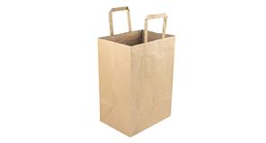 Bolsa Asa Plana Kraft 100g 24+17x34cm 250uds