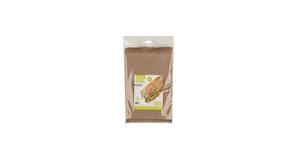 Bolsa Papel 12+6x20cm 35gr. Kraft Verjurado Embols 900 uds.(30pq x 30ud)(Retractilado y etiquetado)