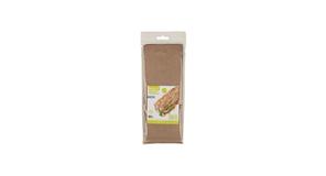 Bolsa Papel 9+5x24cm 35gr. Kraft Verjurado Embolsa 900 uds.(30pq x 30ud)(Retractilado y etiquetado)