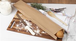 Bolsa Papel 12+6x50cm 35gr. Kraft Verjurado Rec. 1.000  uds.