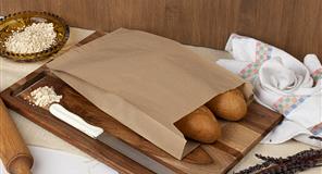 Bolsa Papel 18+7x32cm 35gr. Kraft Verjurado Rec. 1.000 uds.