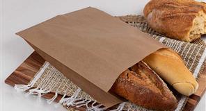 Bolsa Papel 22+12x36cm 35gr. Kraft Verjurado Rec.  1.000 uds.