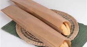 Bolsa Papel 9+5x58cm 35gr. Kraft Verjurado Rec. 1.000 uds.