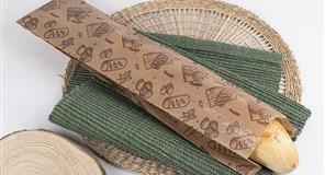 Bolsa Papel 12+6x50cm 35gr. Kraft Verjurado Rec. Deco. Bakery 1.000  uds.