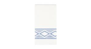 Serv. Bambulux 48x48 Pl. 1/8 300uds. Blanco DL AZ Deco. Delfos Azul