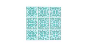 Serv. Bambutex 40x40 600ud. Deco. Azulejo Agua Marina