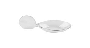 Cuchara Catering Pez Transparente PS Reutilizable 10x3,8cm (60pq x 20uds)