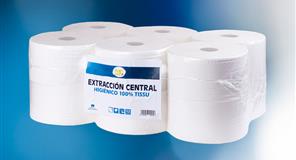 Higiénico Industrial Extra Liso 0,62 Kg. 12ud. -Extracción central-