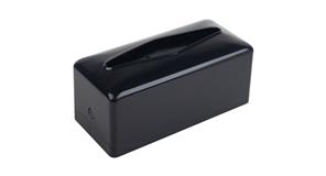 Dispensador Toalla 220mm Negro, 8uds.
