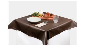 Mantel Extratela Alba Plus 100x100cm Marron (Confeccionado a 96x96cm)