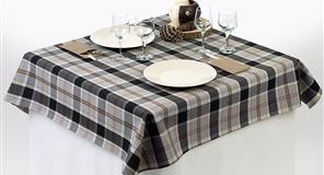 Mantel Extratela Alba Plus 120x120cm Cuadros (Confeccionado a 116x116cm)