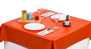 Mantel Extratela Alba Plus 160x160cm Naranja (Confeccionado a 156x156cm)