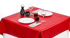 Mantel Extratela Alba Plus 160x160cm Rojo (Confeccionado a 156x156cm)