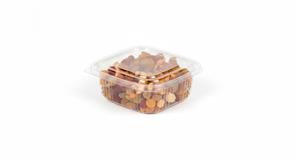 Envase Tapa Bisagra -PET- 250cc. (6pq. x 100ud.)