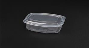 Envase Bisagra Oval -PP- 1.500cc. (8pq. x 25ud.)