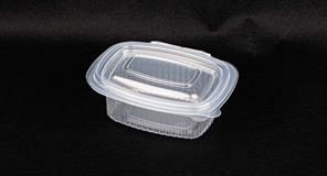 Envase Bisagra Oval -PP- 250cc. (15pq. x 50ud.)