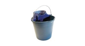 Cubo Redondo "Eco" Azul 12 Litros + Esc. Azul - Bolsa (24 UDS)