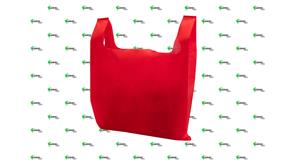 Bolsa Camiseta Novotex 40+14x50cm 50gr. Rojo 360 uds.