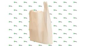 Bolsa Camiseta Novotex 40+18x65cm 60gr. Blanco