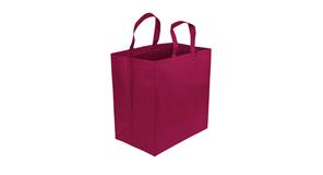Bolsa Asa Plana Novotex 90g Burdeos 32+21x34 250ud