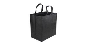 Bolsa Asa Plana Novotex 90g Negra 32+21x34cm 250ud