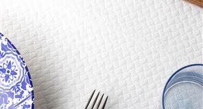 Mantel Papel Blanco 100x100 37gr Tipo E 400uds.