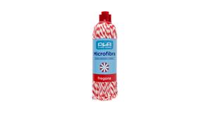 Fregona Trenzada Microfibra Rojo, 160gr, (24 UDS)