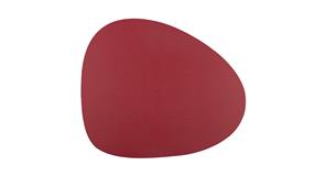 Mantel Polipiel Ovalado 37x43cm Rojo-Crema (12pq x 12uds)