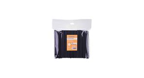Pajita 150x8 mm PP Reutilizable Negro (50pq. x 100uds)