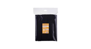 Pajita 230x8mm PP Reutilizable Negro (50pq. x 100 uds)