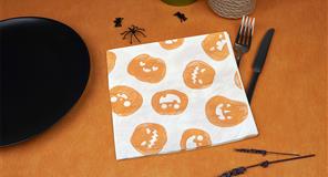 Serv Blanco 2Capas 33x33 100ud 36pq Deco Halloween
