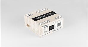 Servilleta 38x38 Punta Punta 40ud. 24paq. Crema -Sentiment-