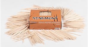 Palillos Redondo Madera Granel (24pq. x 800uds.)