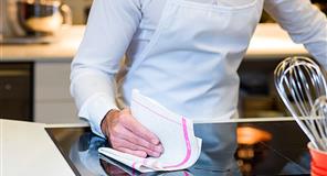 Bayeta Drytech 40x40 Cenefa Magenta (5ud/rollo)