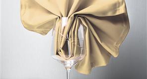 Servilleta Tela Raso Satén 54x54cm Color Beige (50% Poliéster / 50% Algodón)