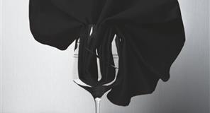 Servilleta Tela Raso Satén 54x54cm Color Negro (50% Poliéster / 50% Algodón)