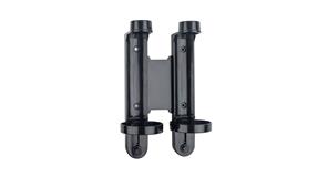 Soporte Dosificador Pared Negro Doble
