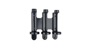 Soporte Dosificador Pared Negro Triple