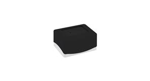 Servilletero Miniservi 17x17 Horizontal Tapa Negra y Base Blanca, 12uds.
