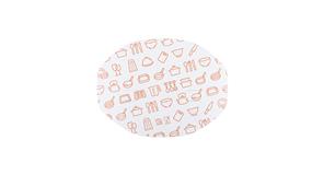 Tapa Envase Aluminio Ovalado 2500ml, 6pq x 100uds